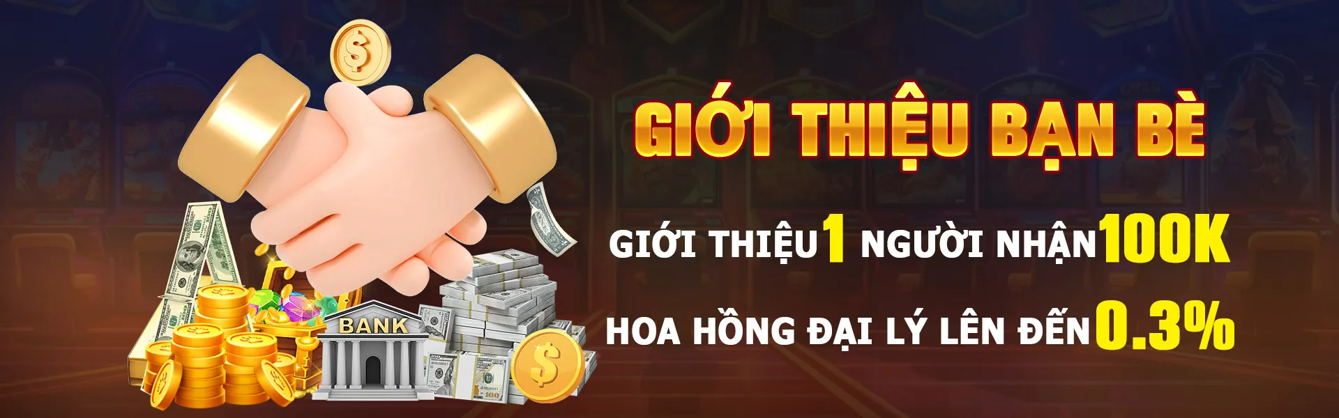 Hình ảnh chính Nổ Hũ bet1 casino với máy slot, tiền vàng và biểu tượng may mắn